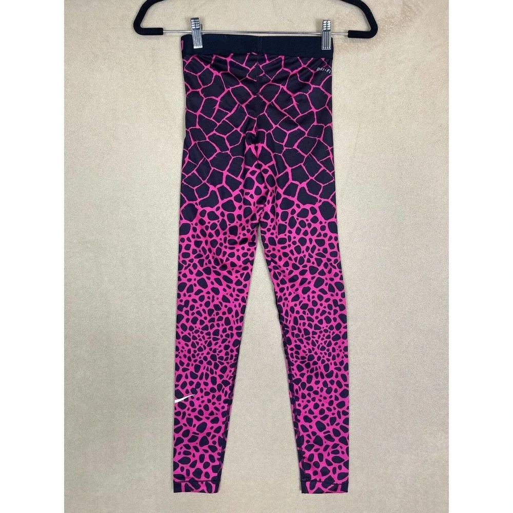 Nike Pro Engineered Giraffe Dri Fit 7/8 Athletic Fit Pants Leggings Womens‎ XS